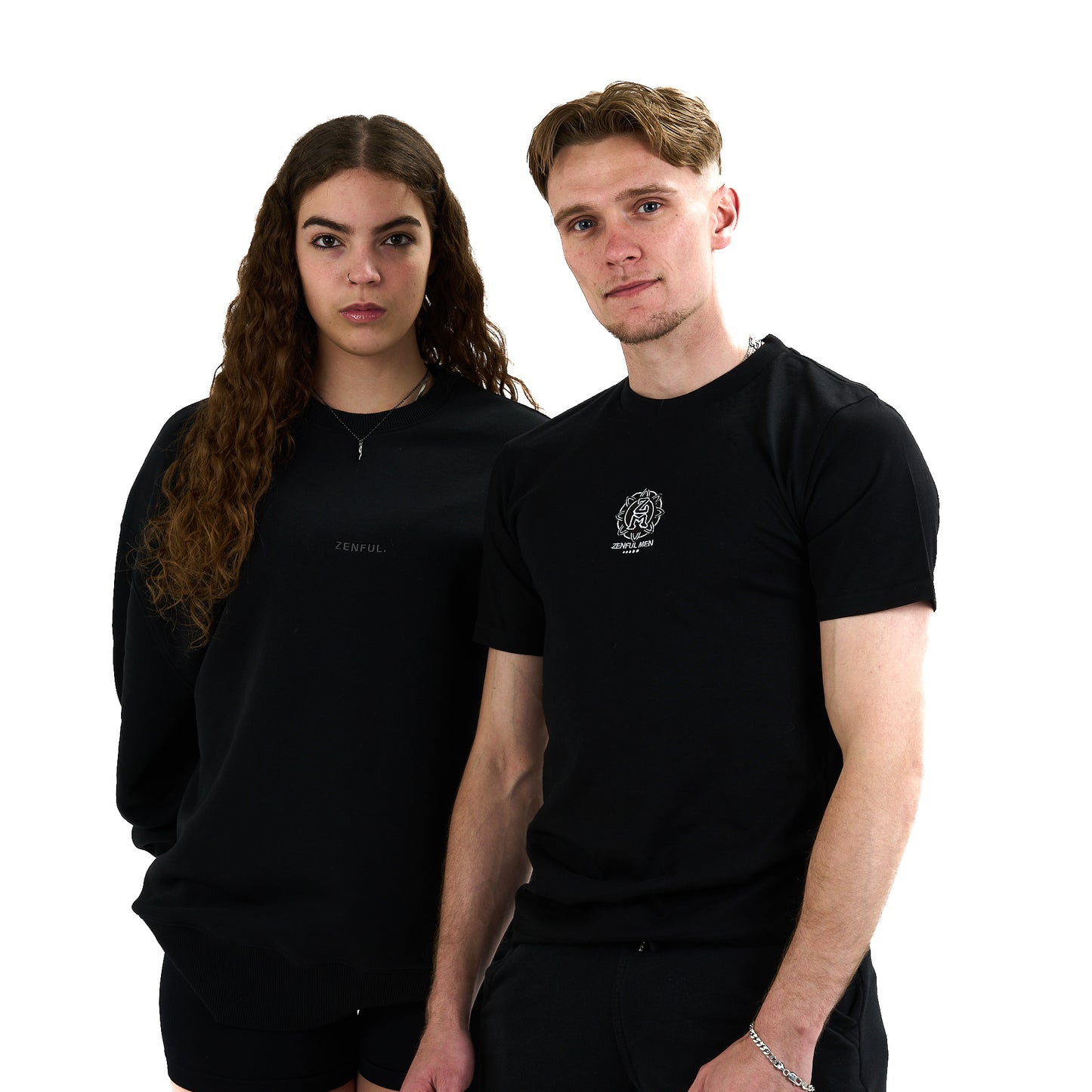 Premium Black Embroidery T-Shirt Black/out Logo