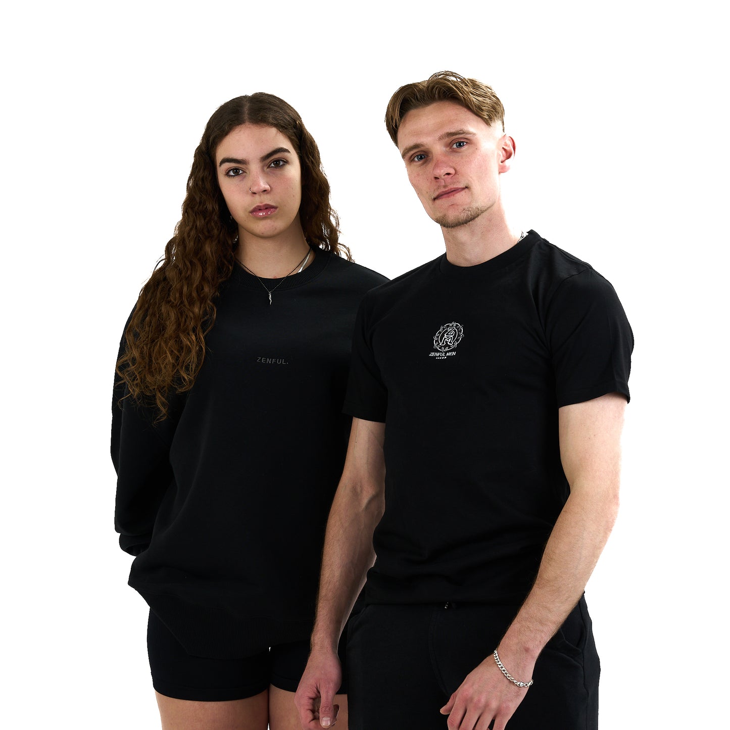 Premium Black Embroidery T-Shirt Black/out Logo