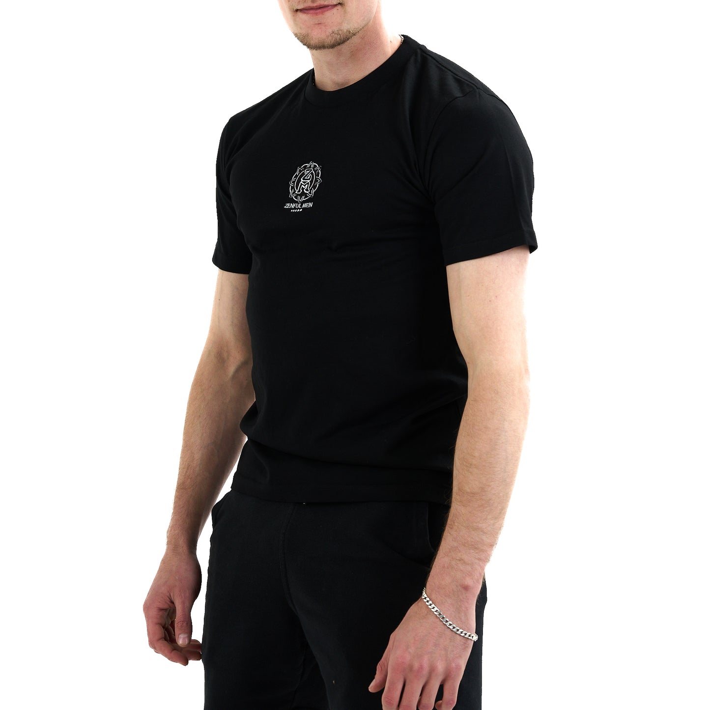 Premium Black Embroidery T-Shirt Black/out Logo