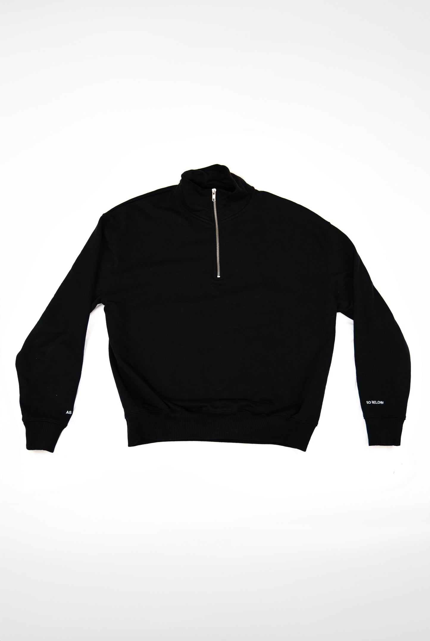 AASB 3/4 Zip Jacket Black