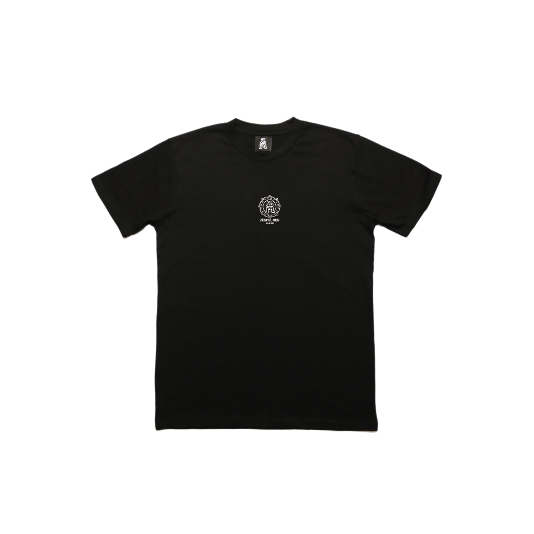 Premium Black Embroidery T-Shirt Black/out Logo